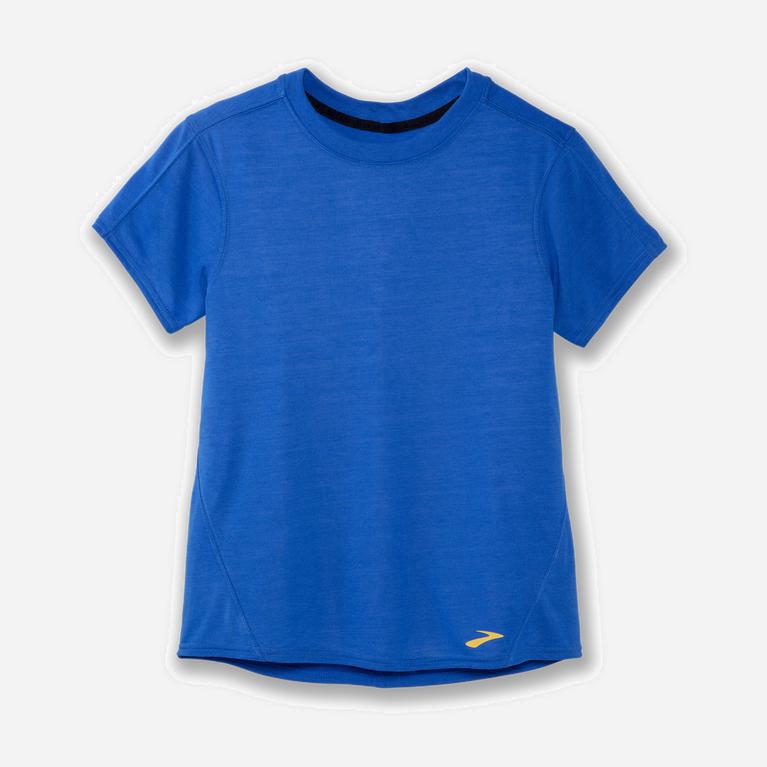 Brooks Distance - Camisetas Manga Corta Mujer - Azules (HC7492658)